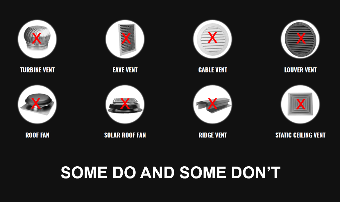 DO ROOF VENTILATORS WORK