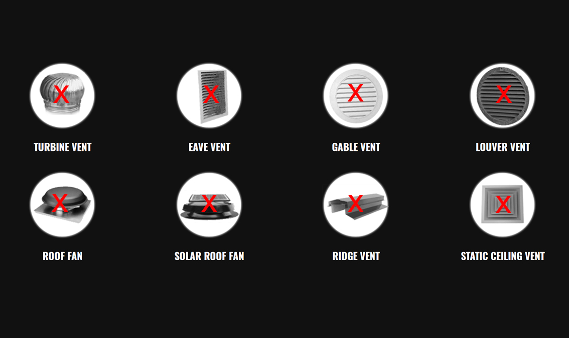 ROOF VENTS EFFICIENCY