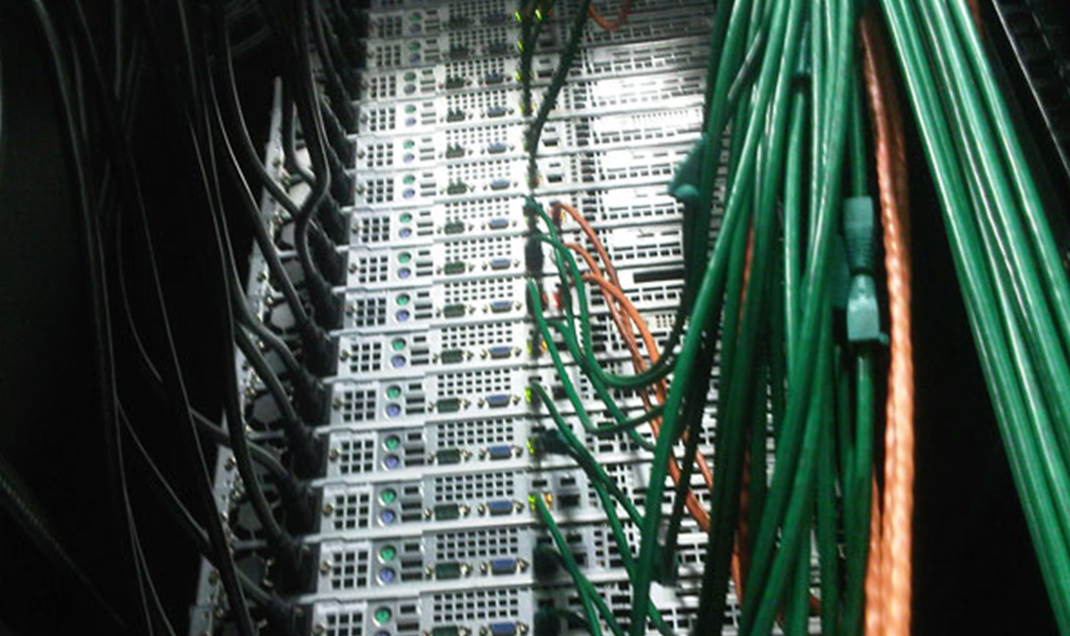 ROOF VENTILATION FOR COMPUTER NETWORK