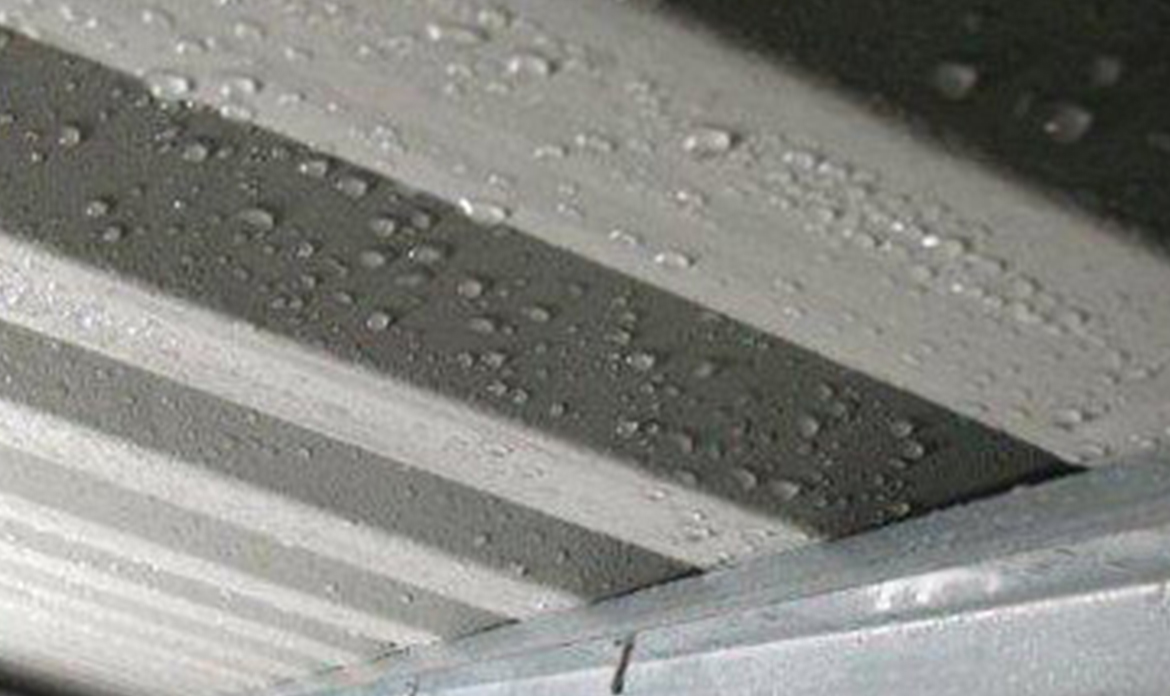 CONDENSATION PROBLEMS WITH METAL ROOFS